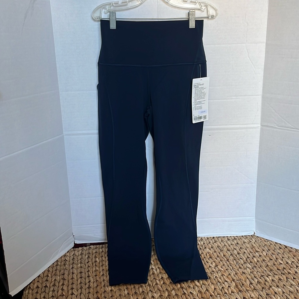 Lululemon Align HR Pant 25” Pockets NWT Size 6 NEW True Navy